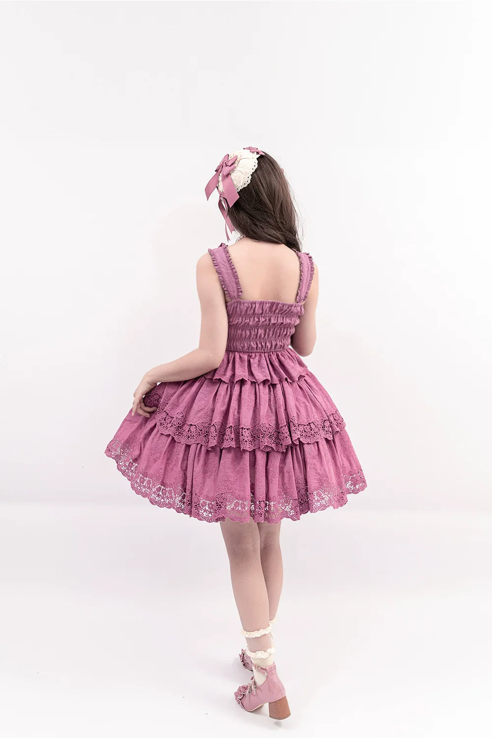 Miss Point~Forest Waltz~Classic Lolita Tiered Skirt Multi-layer Embroidered SK