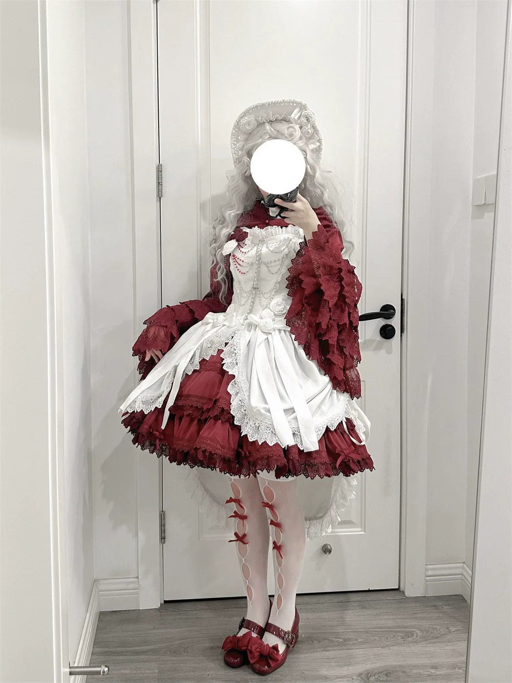 LeMiroir~Saint~Gothic Lolita Bolero Skirt Mermaid Dress Corset