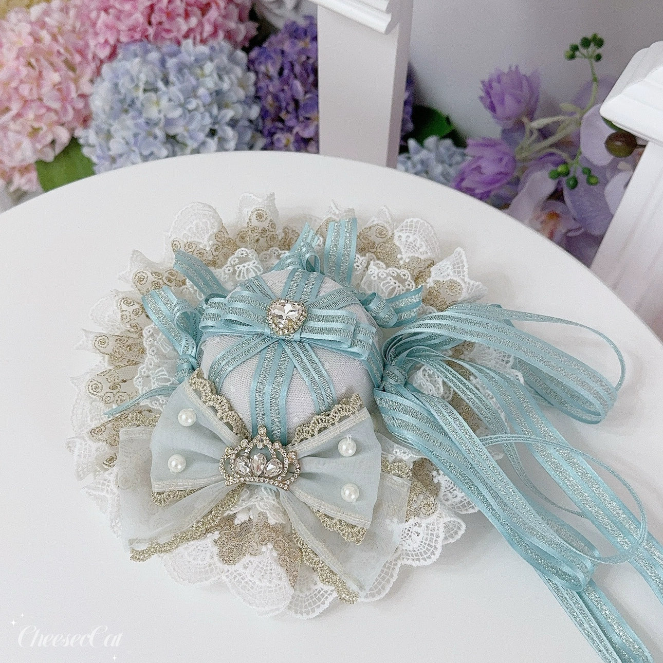 Cheese Cat~Sweet Lolita Cake Top Hat Handmade Lolita Accessory