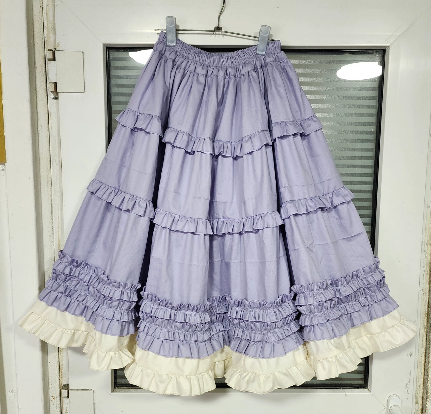 WangYan&Summer~Sweet Lolita Cotton SK Ruffed Long Skirt Customizable