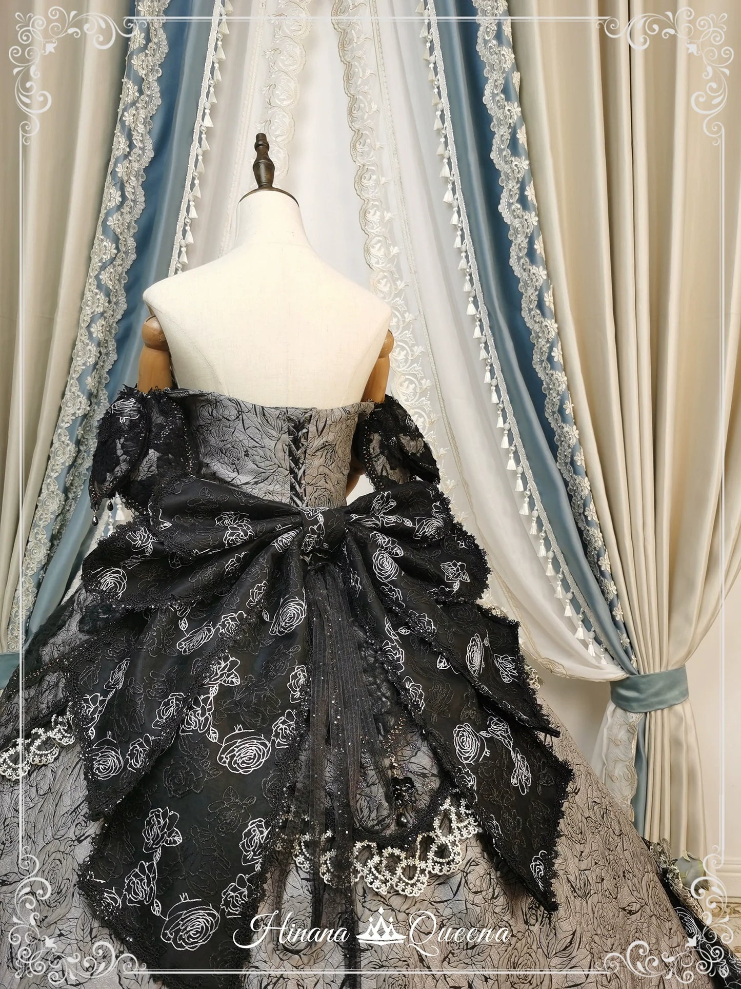 Hinana Queena~With Belle~Bridal Wedding Lolita OP Dress Available for Custom Size