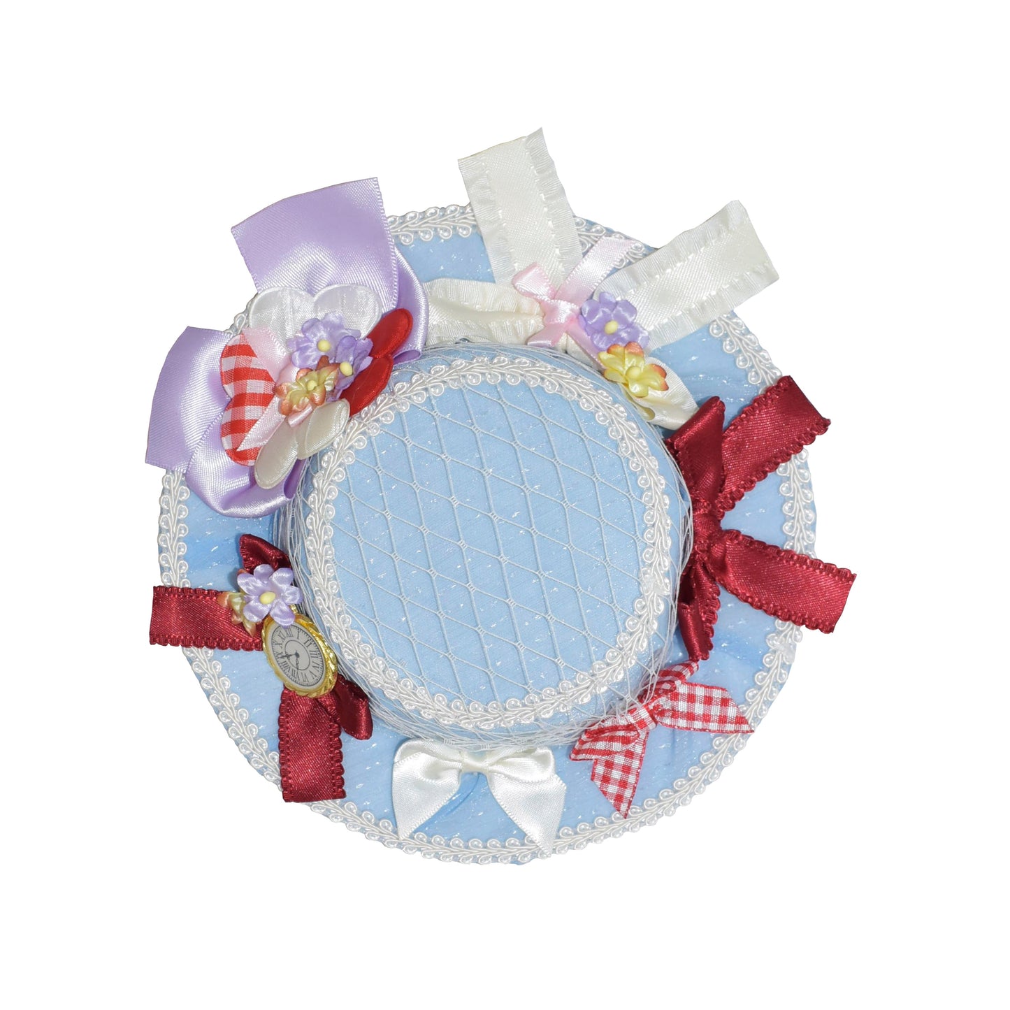 Southern Cross~Showa Kaleidoscope~Printed Sweet Lolita Headdress BNT KC Hat and Side Clips