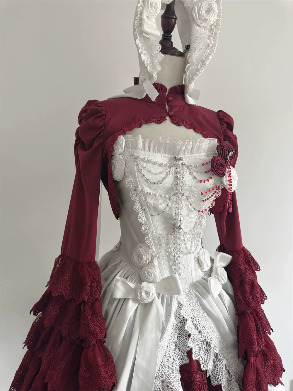 LeMiroir~Saint~Gothic Lolita Bolero Skirt Mermaid Dress Corset