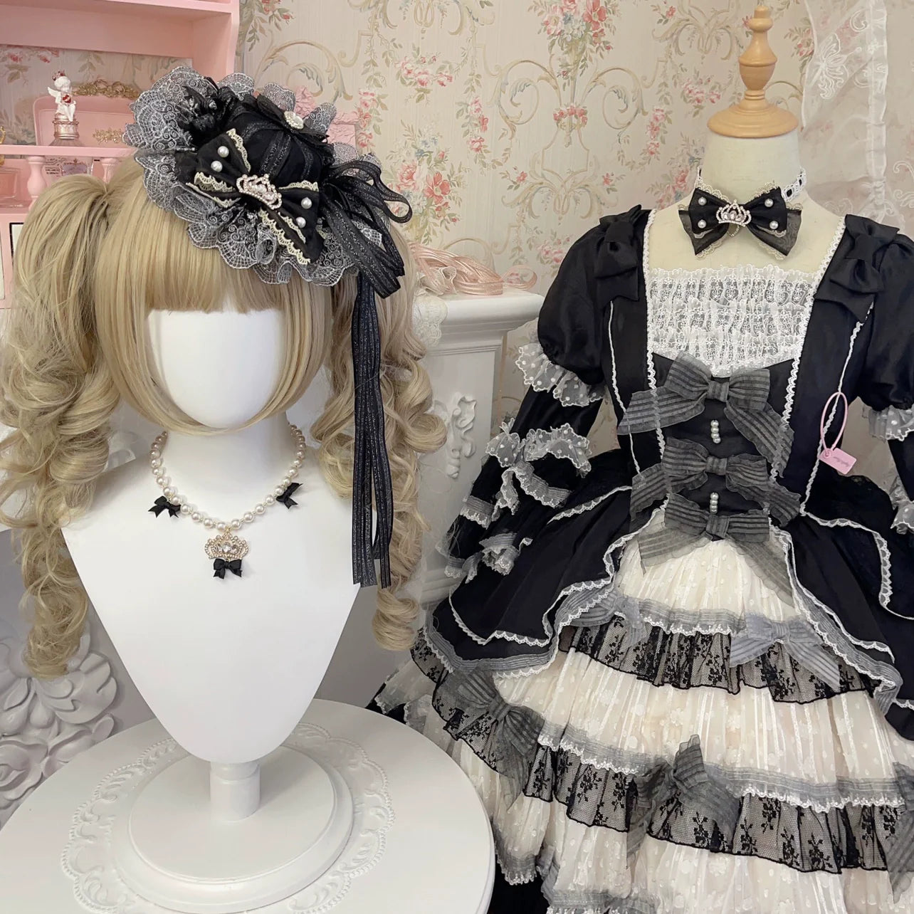 Cheese Cat~Sweet Lolita Cake Top Hat Handmade Lolita Accessory