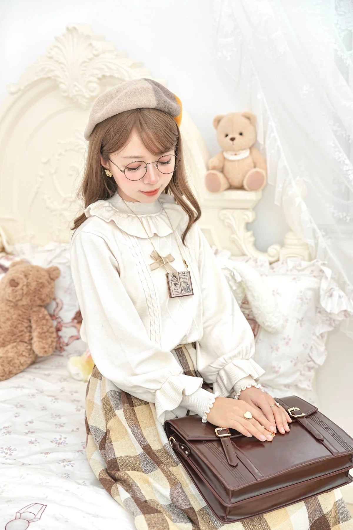 Forest Fluorescent Carps~Sweet Lolita Sweater Autumn and Winter Lolita Inner Wear