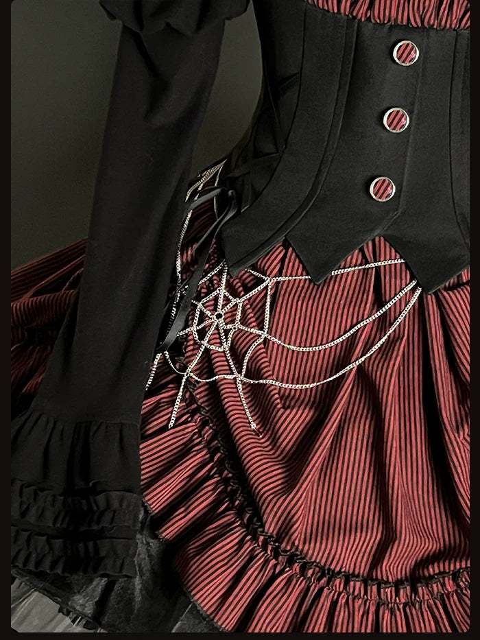 Alice Girl~Lolita Potion~Gothic Lolita JSK Halloween Sleeveless Lolita Dress