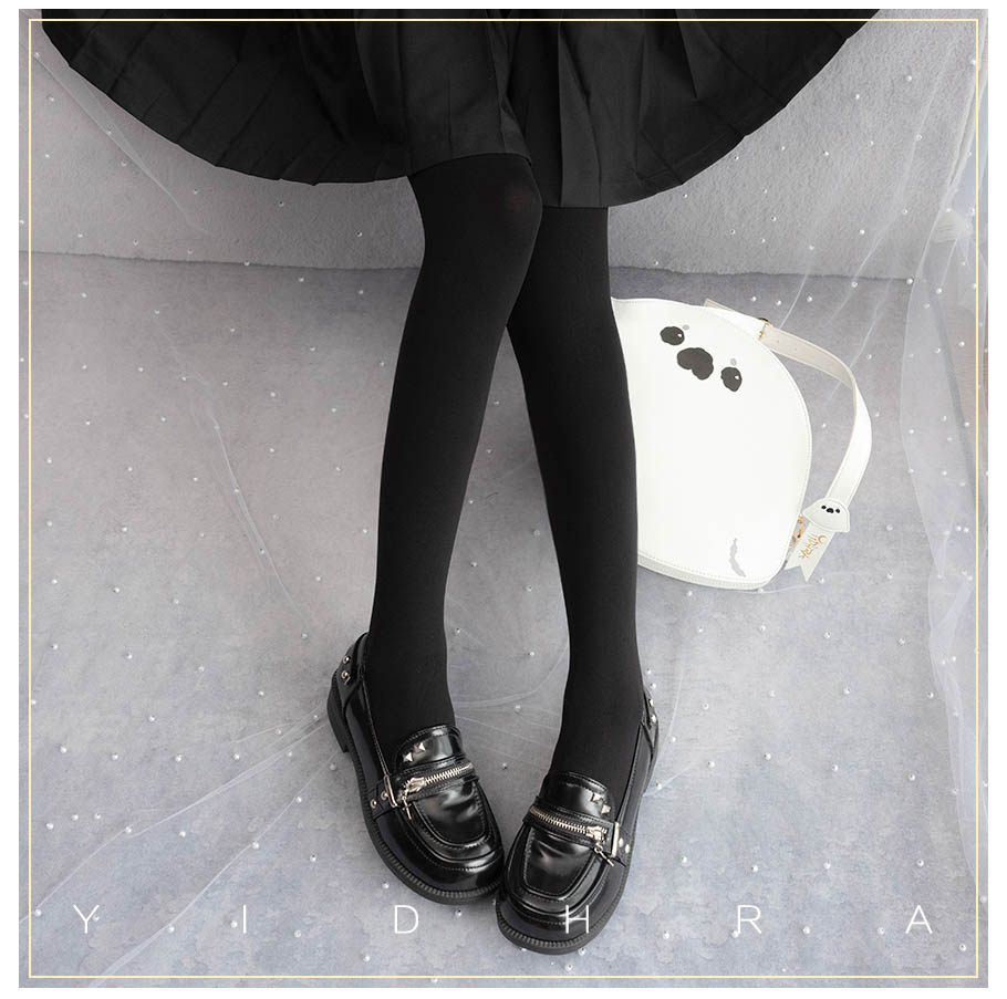 Yidhra~120D Daily Lolita Solid Color Velvet Spring Leggings