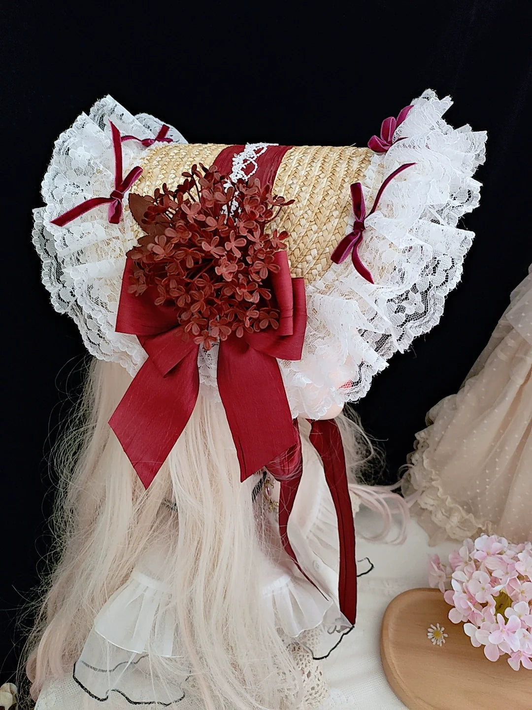 Honey Princess~Handmade Gothic Lolita BNT Halloween Lolita Hat