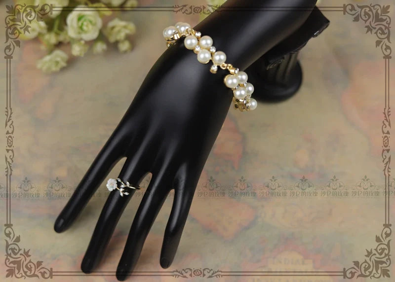 Rose of Sharon~Flower Language~Classical Lolita Ring Delicate Flower Ring