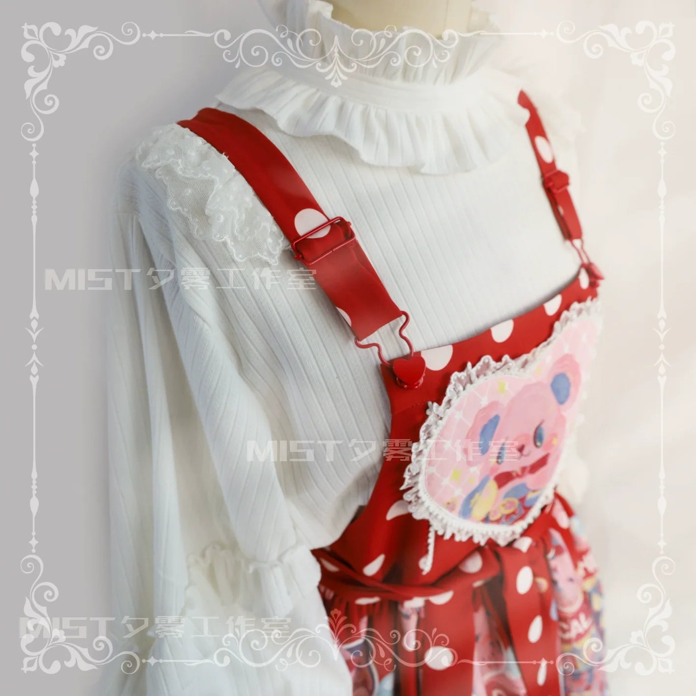 MIST~First Snow~Sweet Lolita Sweater Winter Puff Sleeve Knitting Innerwear