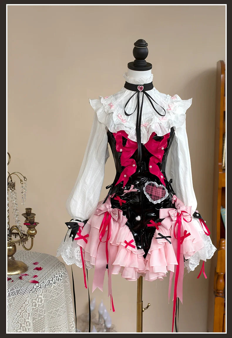 Signorina~Daydreamer~Gothic Lolita Shorts Set Lolita Fishbone Corset