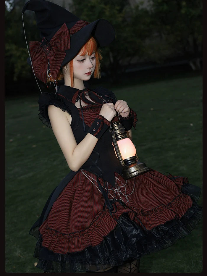 Alice Girl~Lolita Potion~Gothic Lolita JSK Halloween Sleeveless Lolita Dress
