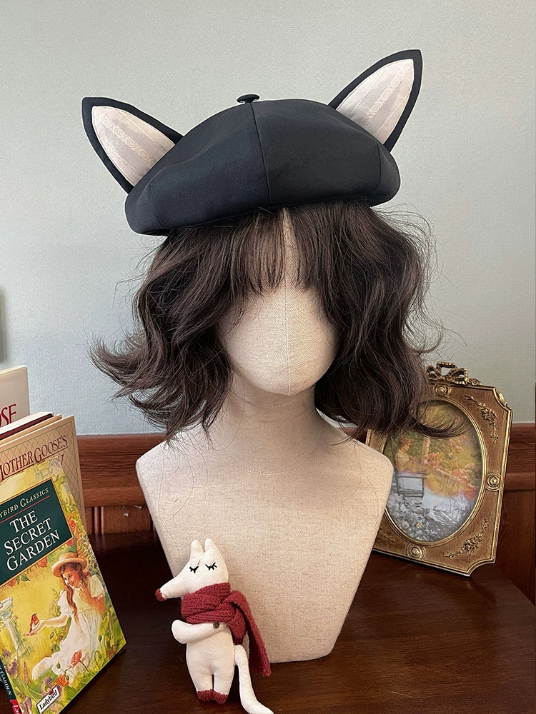 Alice Girl~Fox Band~Sweet Lolita Beret Fox Ear Hat