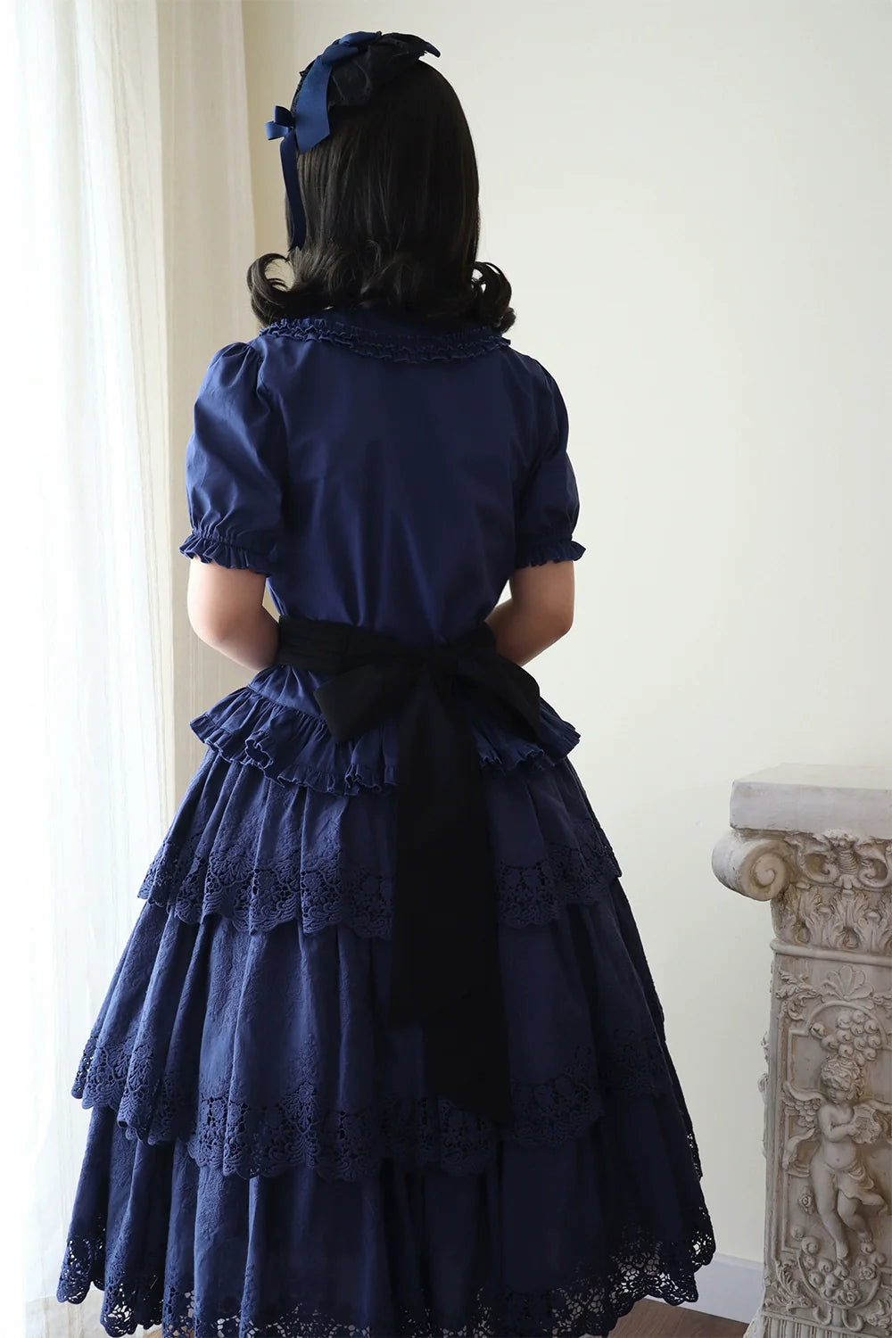 Miss Point~Forest Waltz~Classic Lolita Tiered Skirt Multi-layer Embroidered SK
