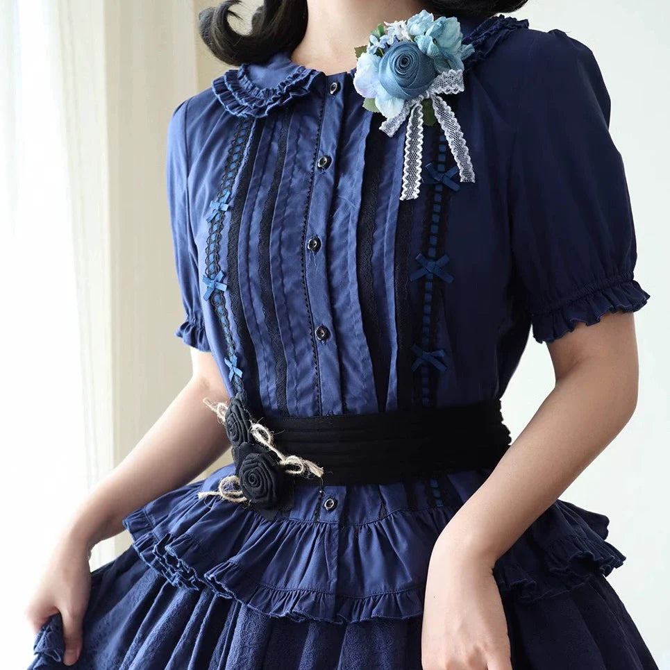 Miss Point~Sweet Lolita Accessories KC Hair Clip Brooch Waistband Cuffs