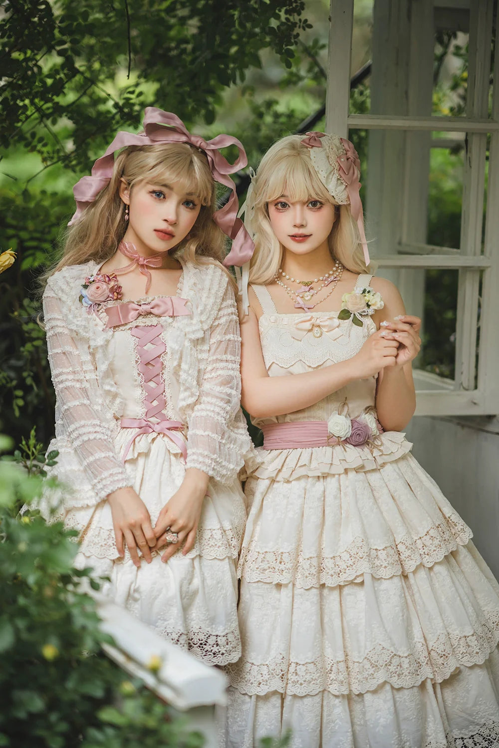 Miss Point~Forest Waltz~Classic Lolita Tiered Skirt Multi-layer Embroidered SK