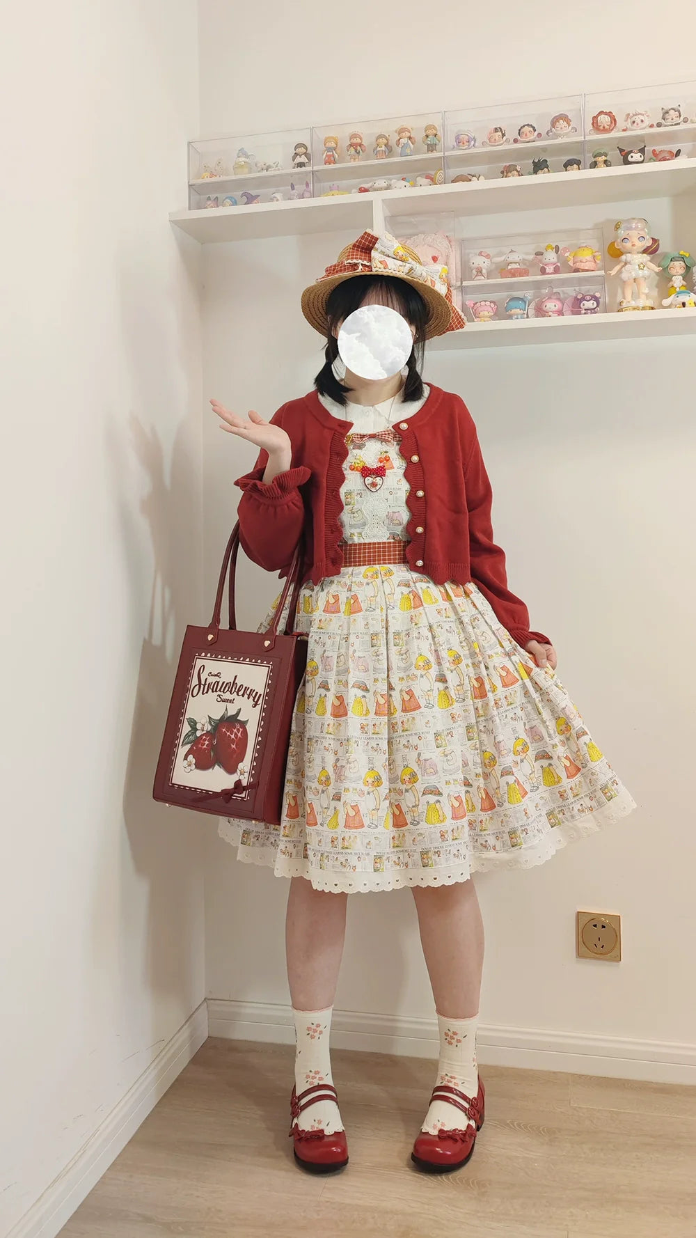 Miss Cube~Dress Up Dolls~Summer Kawaii Lolita JSK Dress Customized Size