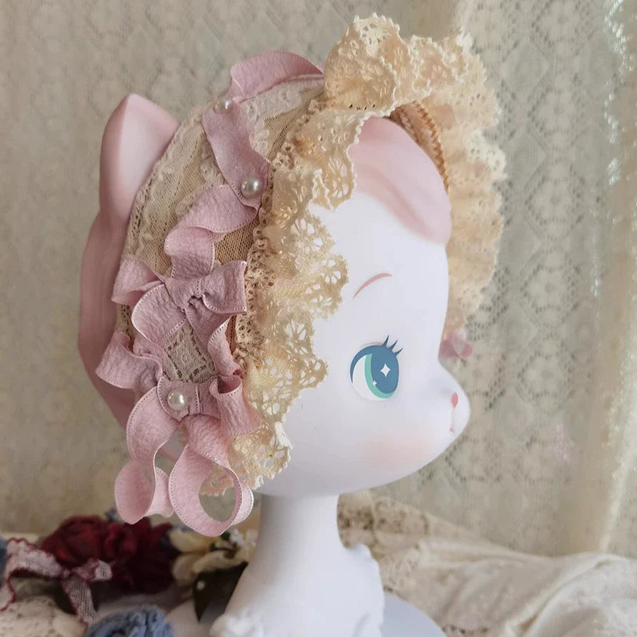 Miss Point~Sweet Lolita Accessories KC Hair Clip Brooch Waistband Cuffs