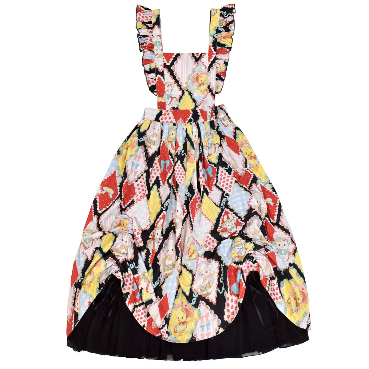 Southern Cross~Showa Kaleidoscope~Sweet Lolita OP SK and JSK with Rabbit Print