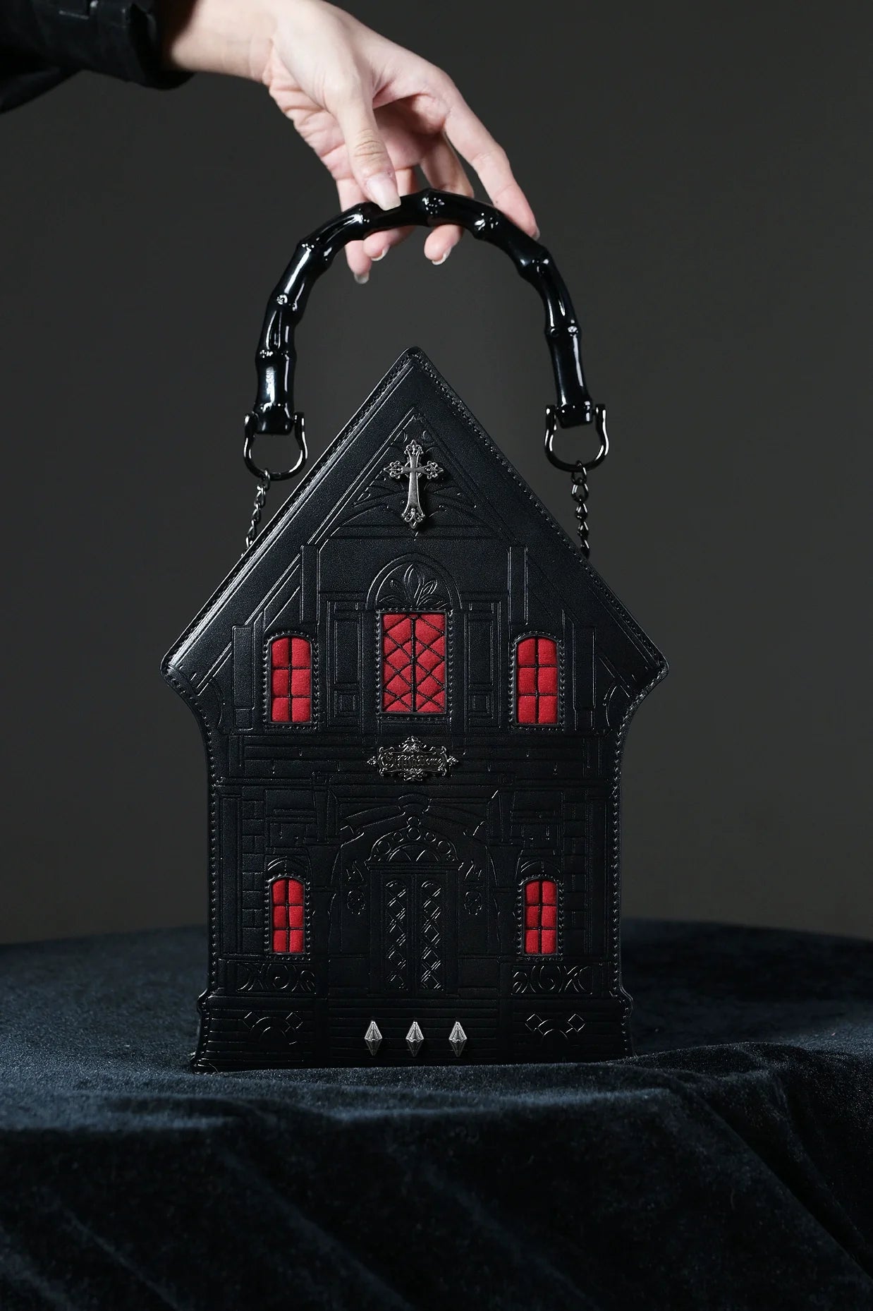 LilithHouse~Horror House~Gothic Lolita Handbag PU Crossbody Bag