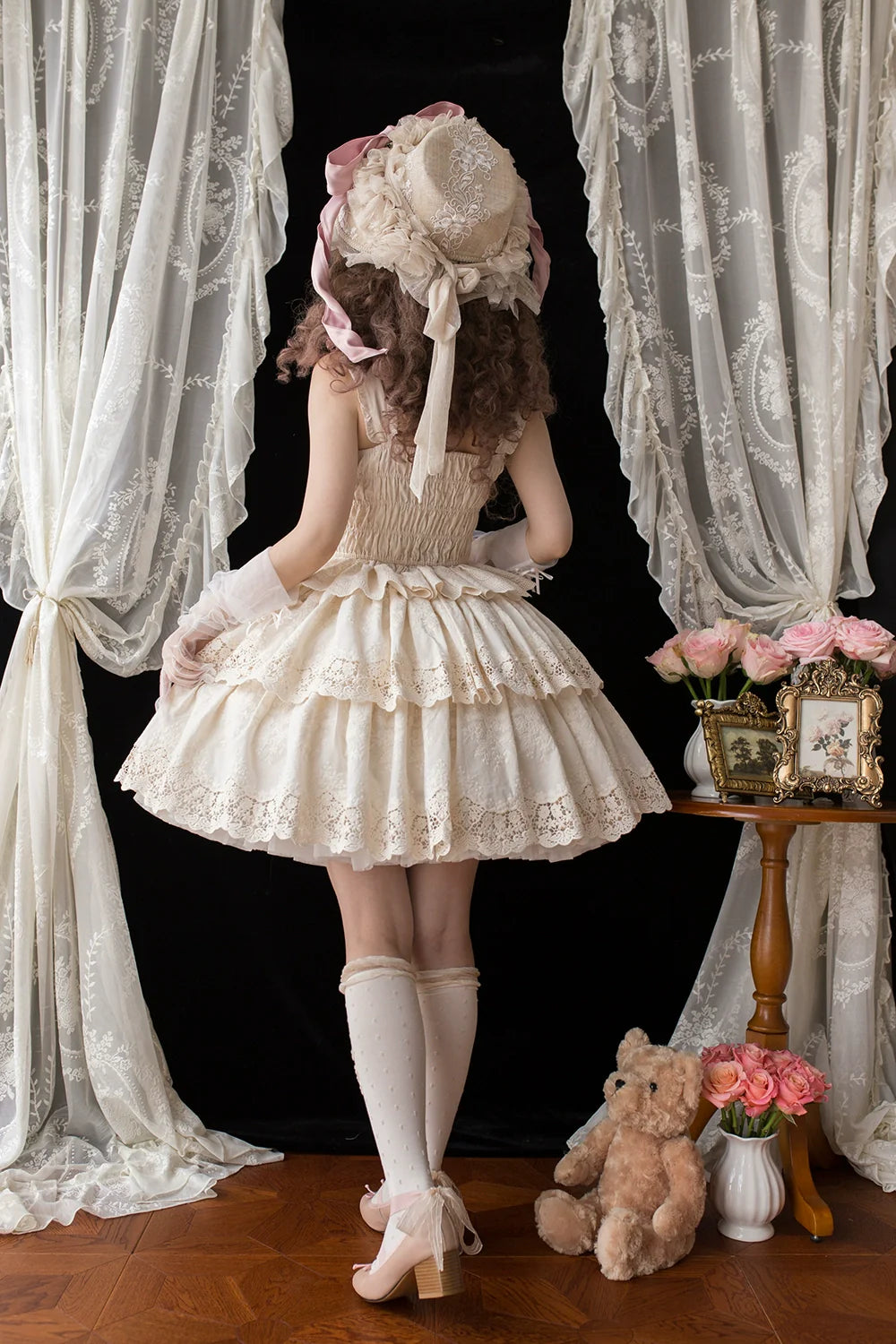 Miss Point~Forest Waltz~Classic Lolita Tiered Skirt Multi-layer Embroidered SK