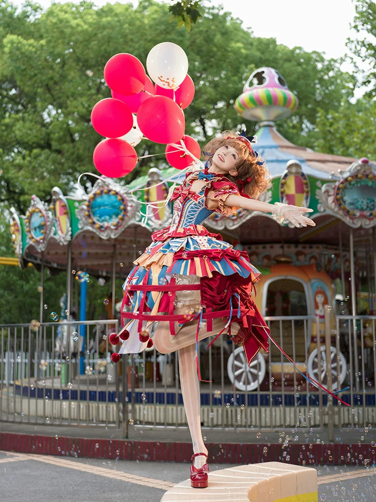 Half Sweet Lolita~Circus Fairy Tale Opener~Doll-Like Kawaii Lolita Dress
