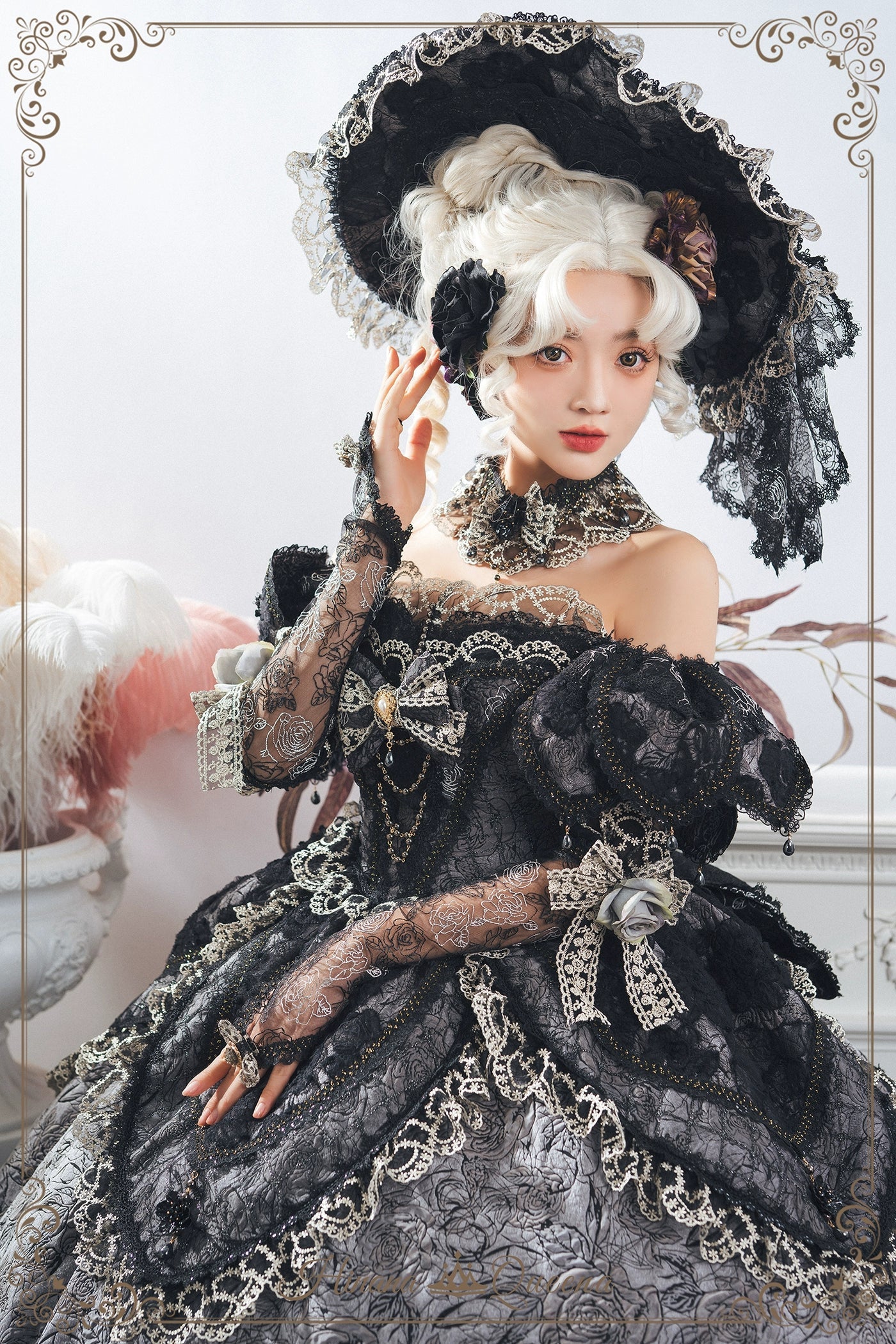 Hinana Queena~With Belle~Bridal Wedding Lolita OP Dress Available for Custom Size