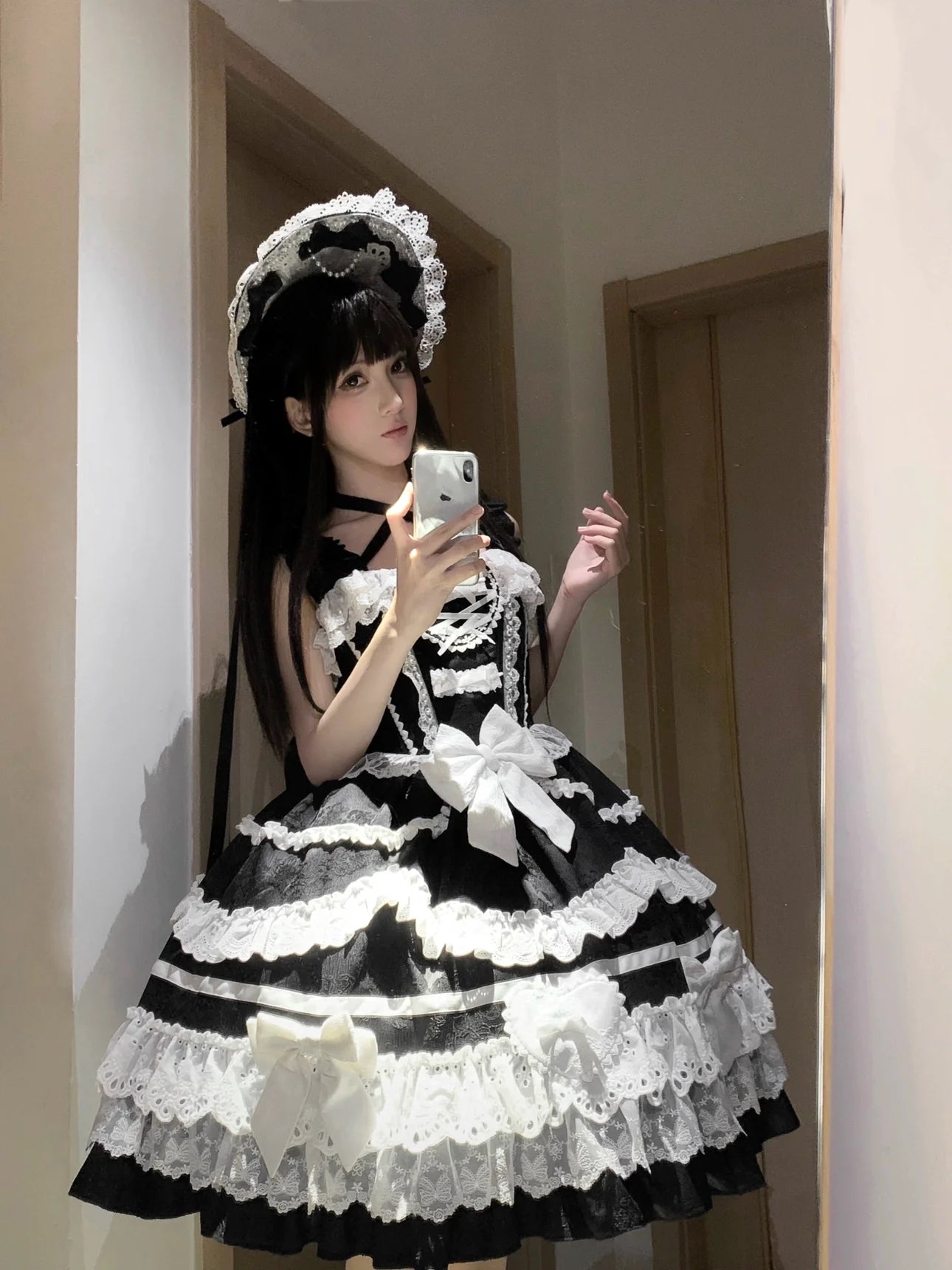 Immersive original~Belia~Old School Lolita JSK Sweet Doll Princess Dress