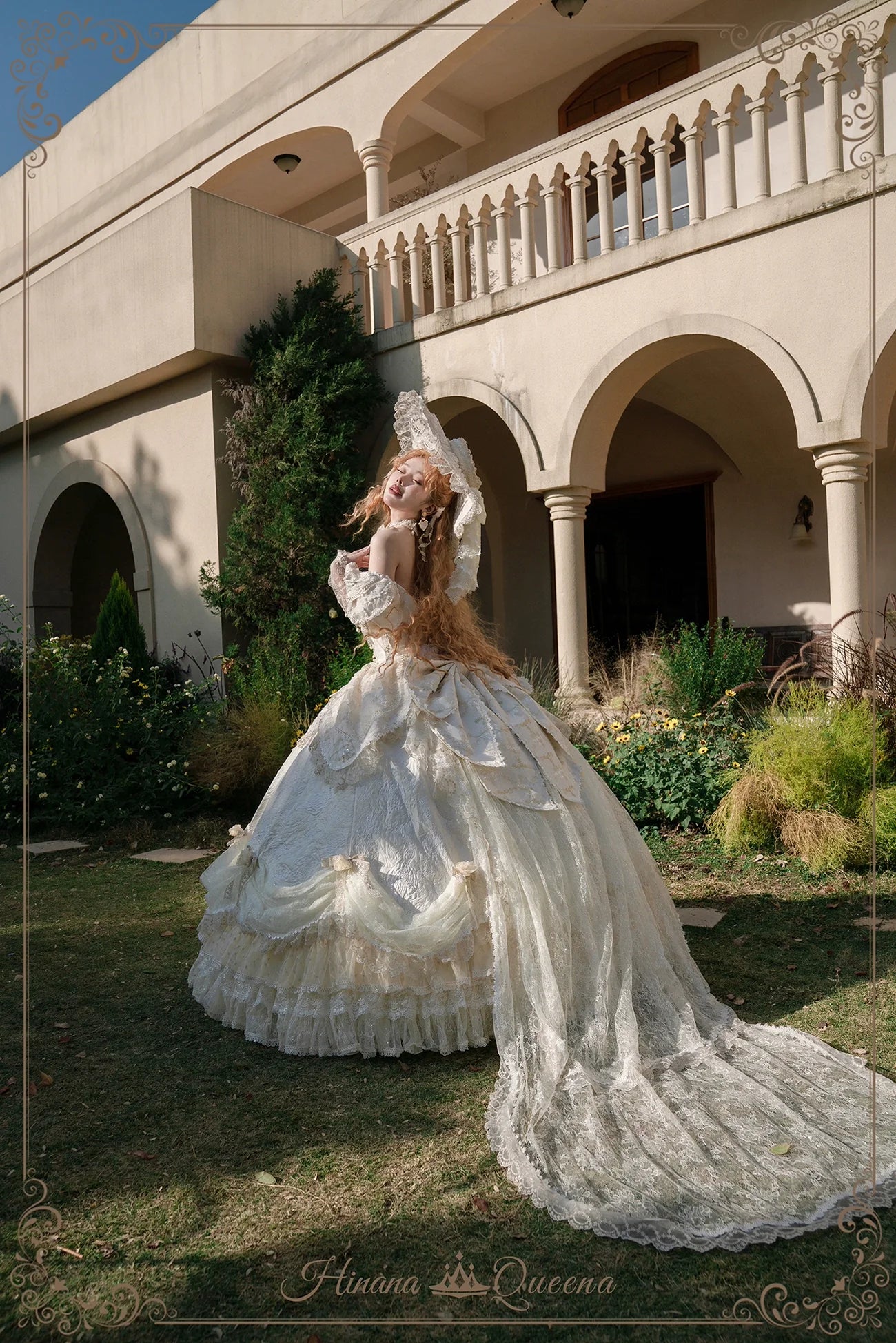 Hinana Queena~With Belle~Bridal Wedding Lolita OP Dress Available for Custom Size