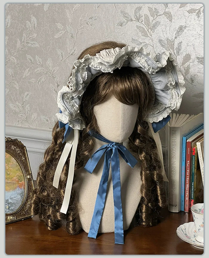 Alice Girl~Sea Salt Fairytale~Sweet Lolita Headdress Built-in Wire BNT and Bow KC