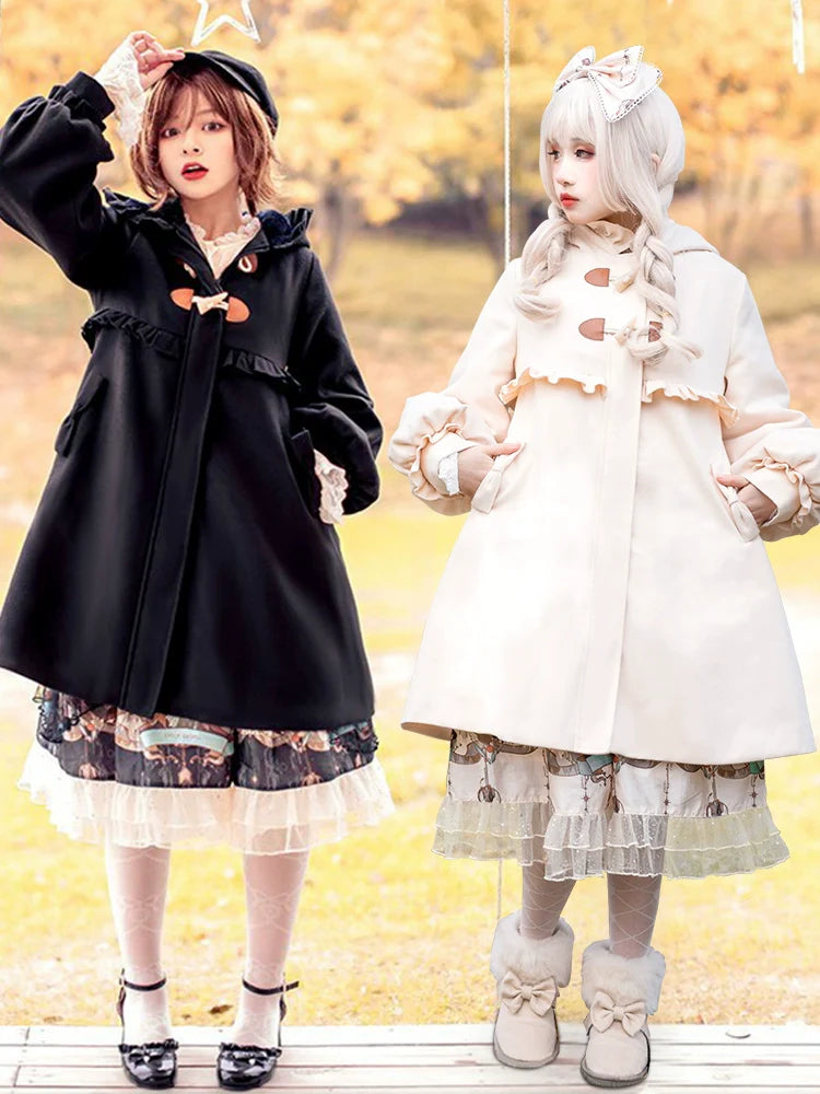 Fairy Cat~Sweet Lolita Coat Autumn and Winter Lolita Outwear
