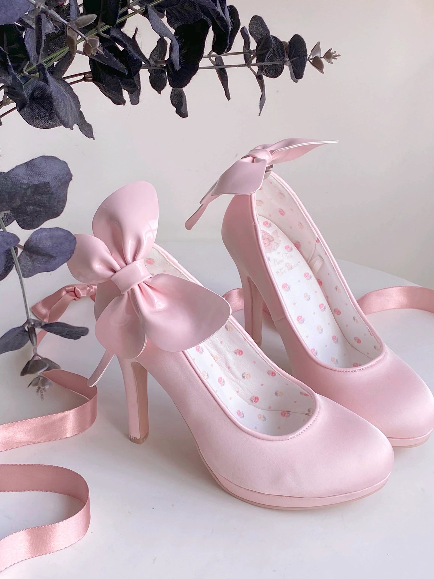 Pure Tea For Dream~Butterfly Specimen~Ballet Style Lolita Shoes Elegant Platform Lolita Heels