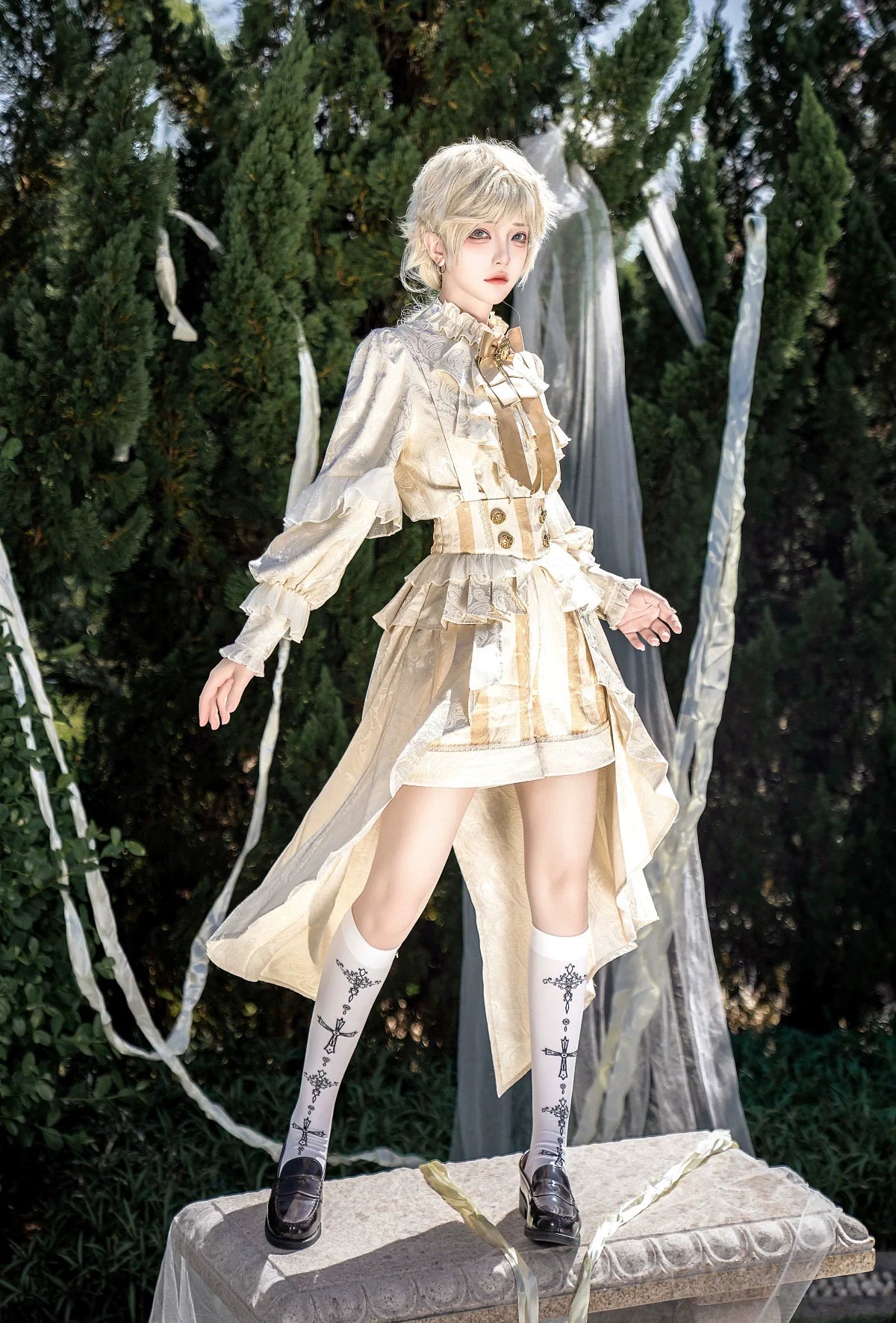 Designer's Gift~Ouji Lolita Shirt Suit Prince Lolita Shorts
