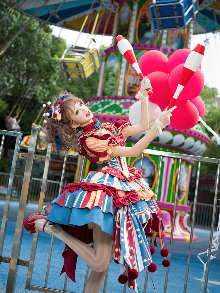 Half Sweet Lolita~Circus Fairy Tale Opener~Doll-Like Kawaii Lolita Dress