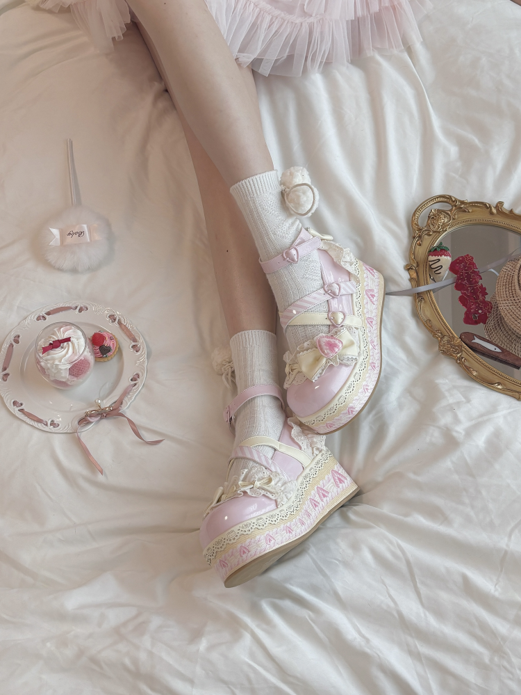 Aimee~Sweet Lolita Shoes High Platform Lolita Shoes