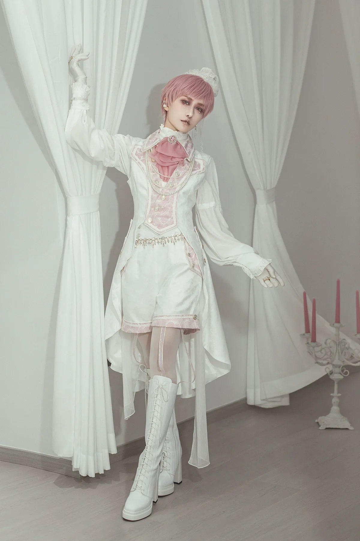 Immortal Thorn~Night of Sword~Ouji Lolita Shorts High Waist Prince Shorts