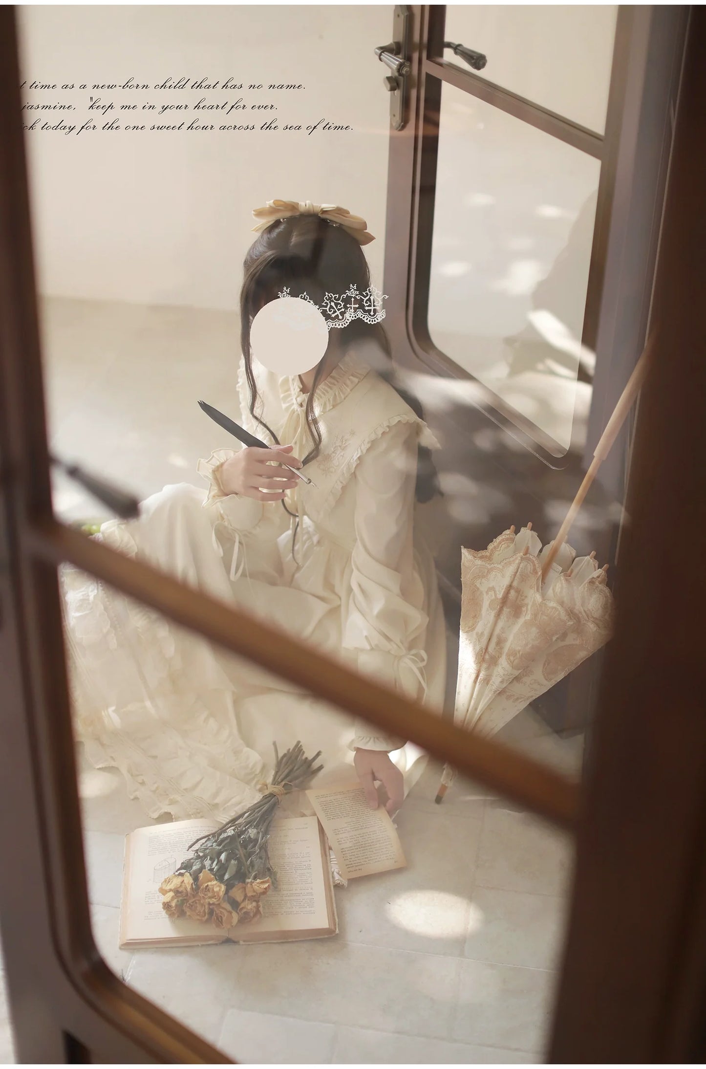 HuTaoMuJK~Wind Kiss Tulip~Classic Lolita OP Elegant Lolita Cardigan