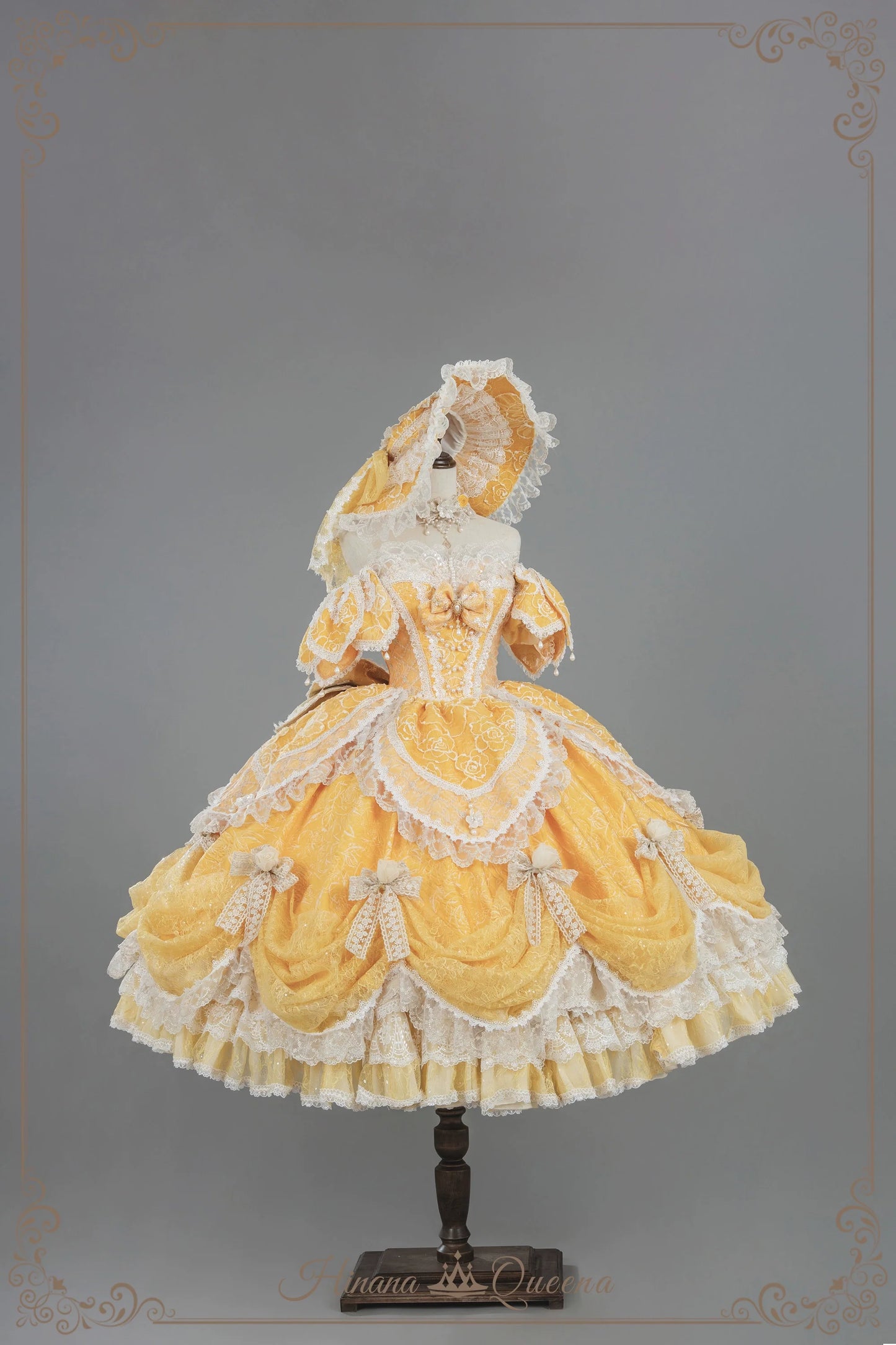 Hinana Queena~With Belle~Bridal Wedding Lolita OP Dress Available for Custom Size