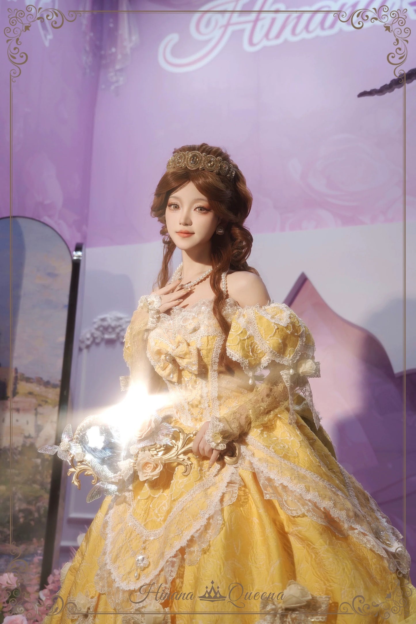 Hinana Queena~With Belle~Bridal Wedding Lolita OP Dress Available for Custom Size