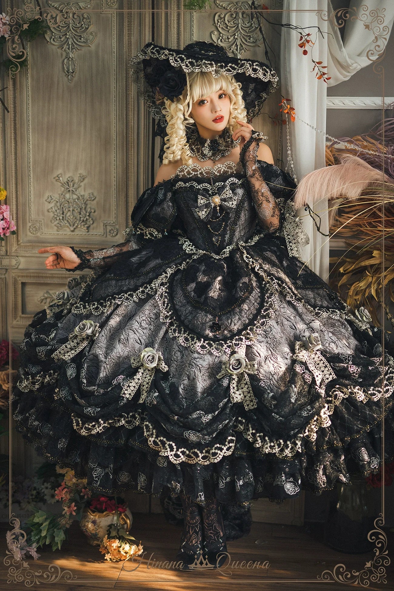 Hinana Queena~With Belle~Bridal Wedding Lolita OP Dress Available for Custom Size