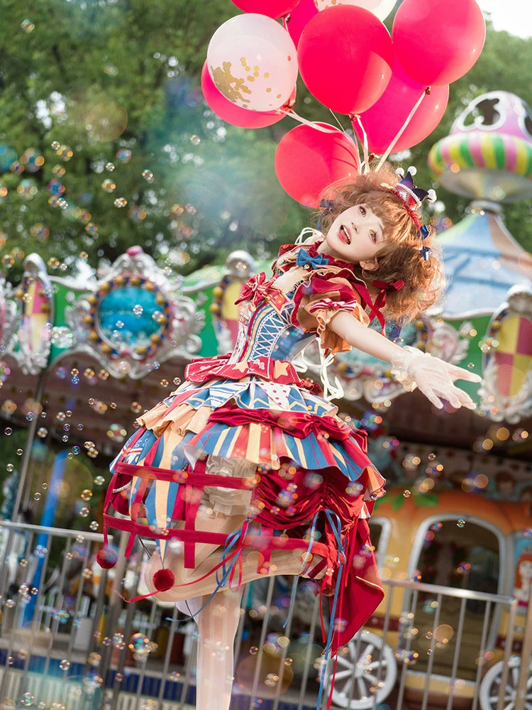 Half Sweet Lolita~Circus Fairy Tale Opener~Doll-Like Kawaii Lolita Dress