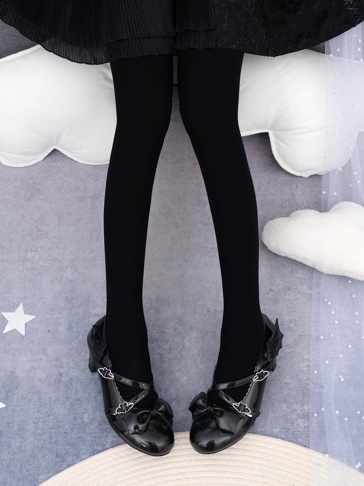 Yidhra~120D Daily Lolita Solid Color Velvet Spring Leggings
