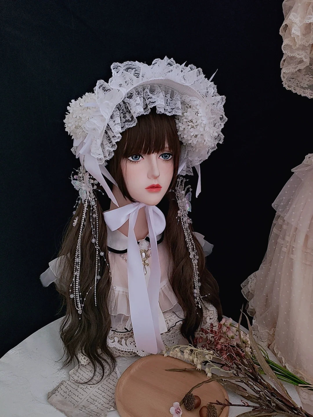 Honey Princess~Handmade Gothic Lolita BNT Halloween Lolita Hat
