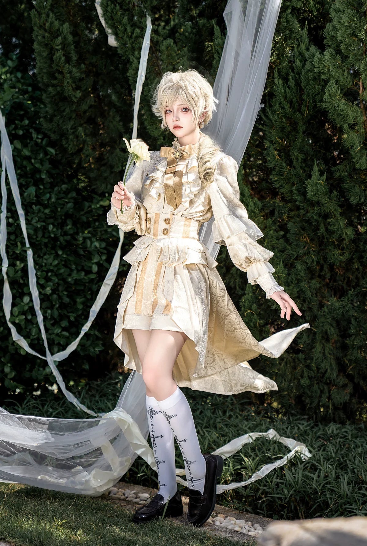 Designer's Gift~Ouji Lolita Shirt Suit Prince Lolita Shorts