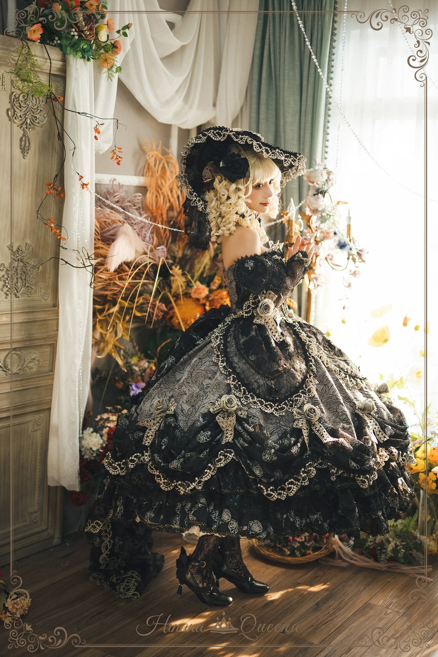 Hinana Queena~With Belle~Bridal Wedding Lolita OP Dress Available for Custom Size