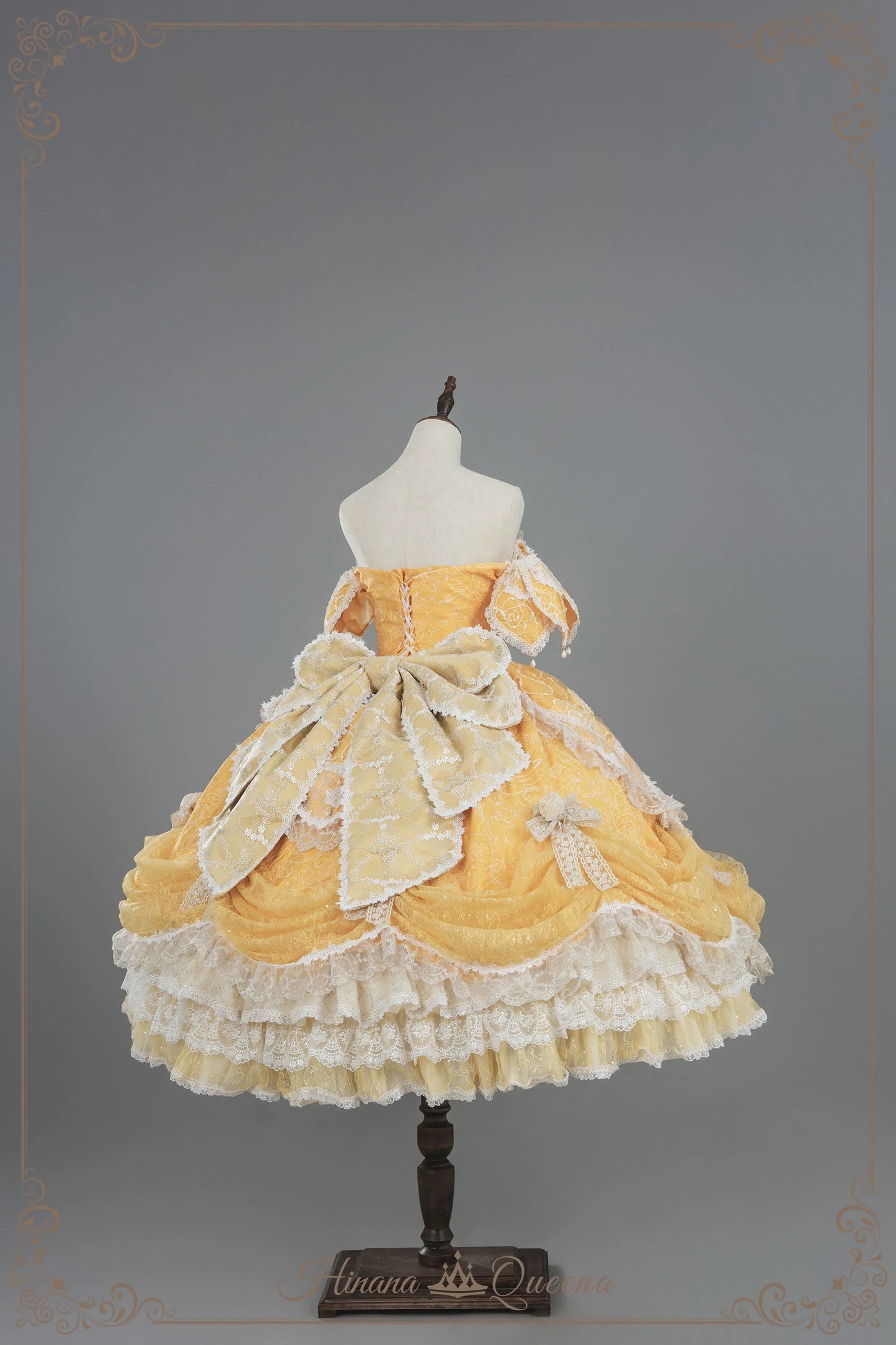 Hinana Queena~With Belle~Bridal Wedding Lolita OP Dress Available for Custom Size