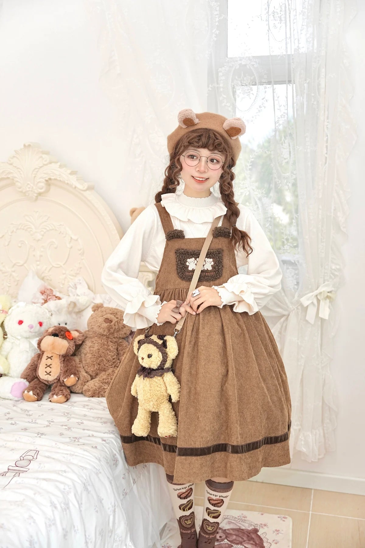 Forest Fluorescent Carps~Sweet Lolita Sweater Autumn and Winter Lolita Inner Wear