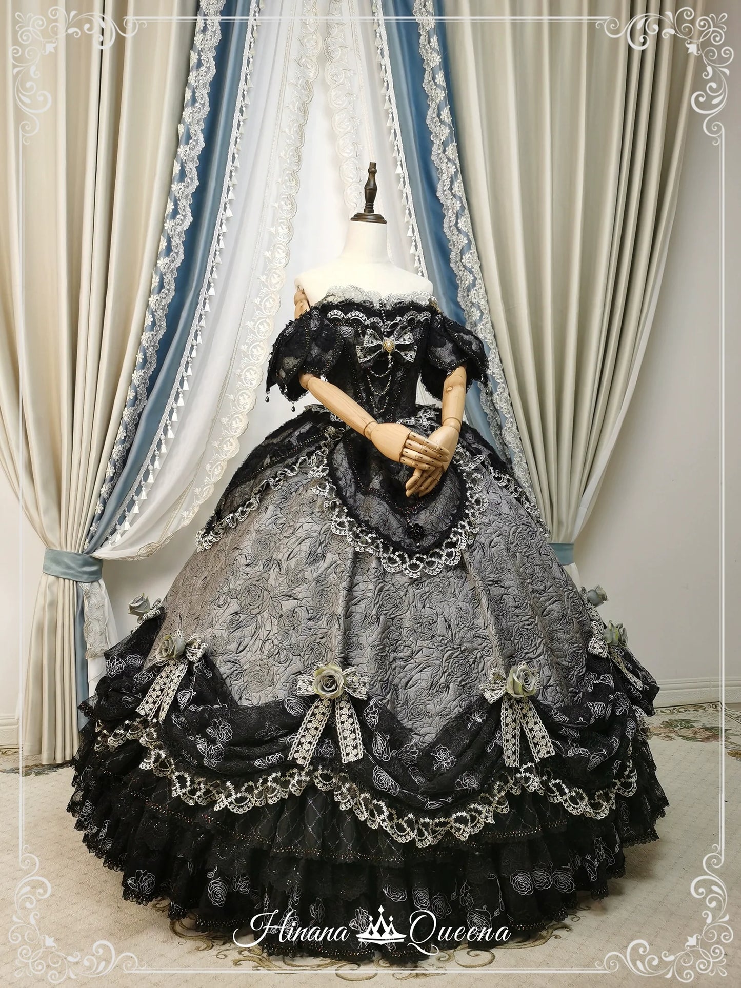 Hinana Queena~With Belle~Bridal Wedding Lolita OP Dress Available for Custom Size