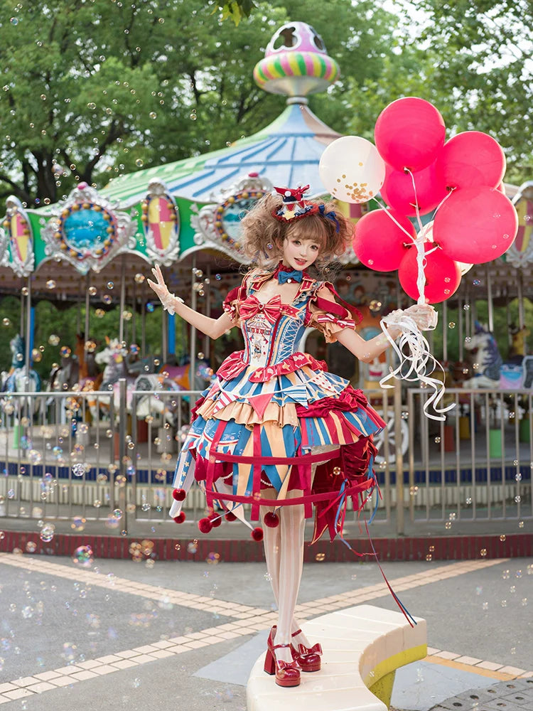 Half Sweet Lolita~Circus Fairy Tale Opener~Doll-Like Kawaii Lolita Dress