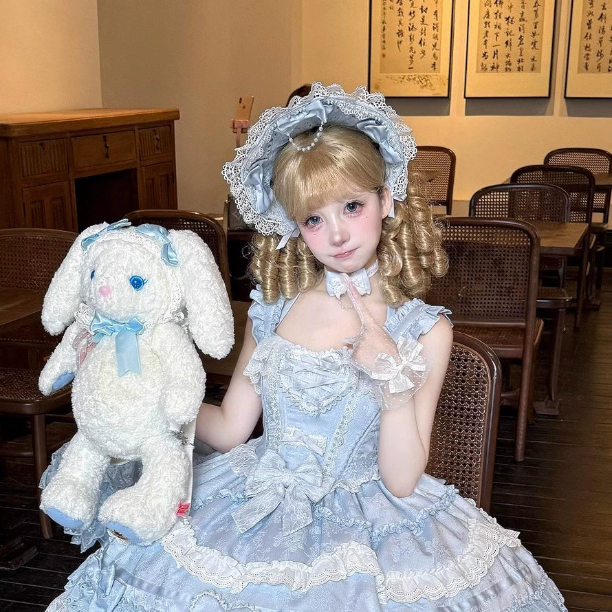 Immersive original~Belia~Old School Lolita JSK Sweet Doll Princess Dress